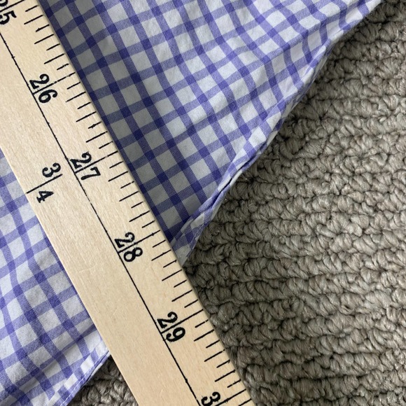 Ralph Lauren Mens Shirt Size Large‎ Purple Checkered Long Sleeves Button Down - Picture 6 of 11
